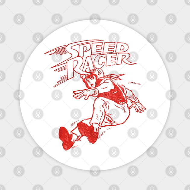 Speed Racer retro Magnet by podni cheear